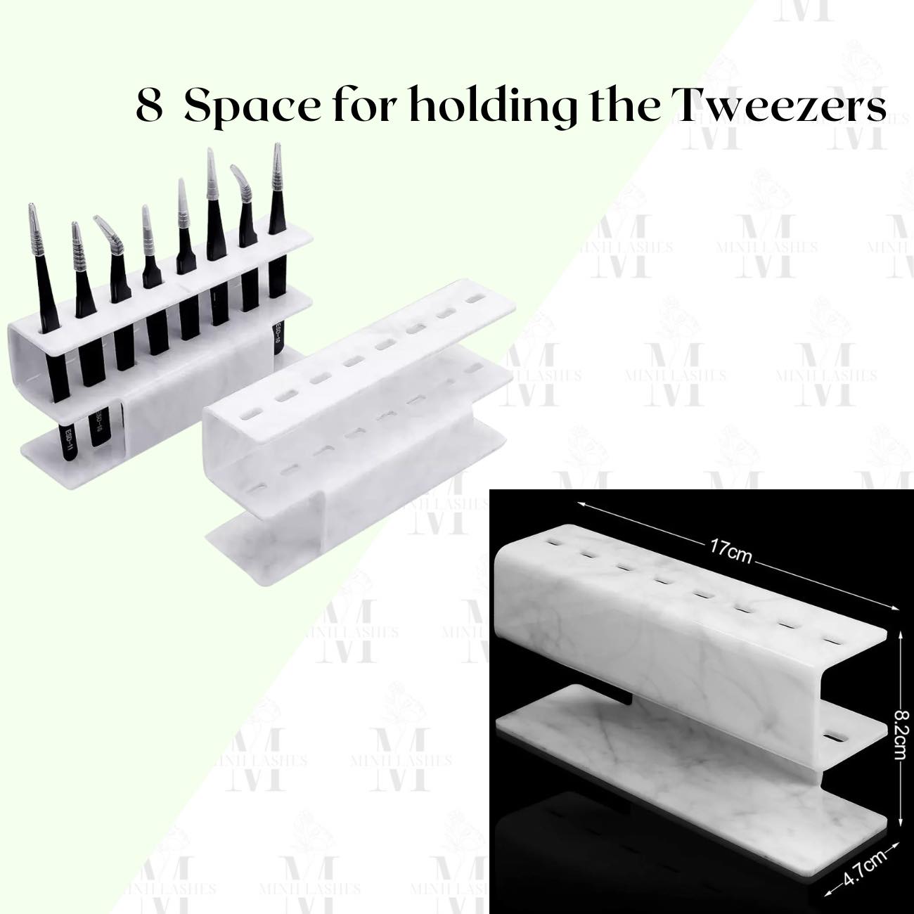 tweezers stand 8 spaces