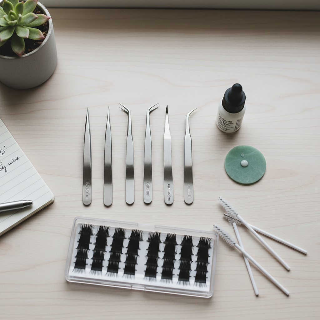 Lash extension tools and supplies