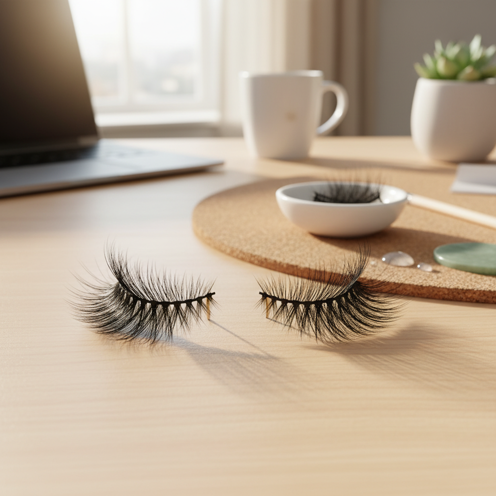 Comparison of long stem and short stem lash fans