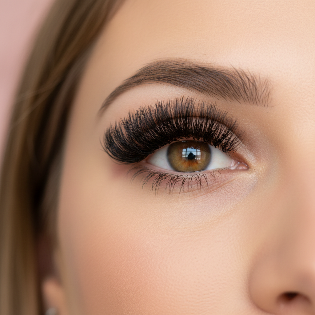 Fluffy mega volume lash extension set